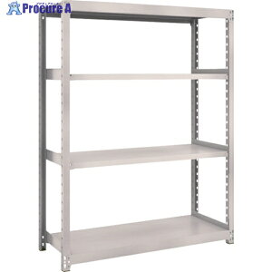 TRUSCO �X�`�[�����b�N M2�^�y���ʒI 1160×450×H1500 4�i �P�� �l�I�O���[ M2-5444 NG(�l�I�O���[) 1S ����506-6620