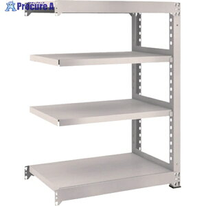 TRUSCO スチールラック M5型中量棚 900×571×H1200 4段 連結 ネオグレー M5-4364B NG(ネオグレー) 1台 ◇▼509-1705