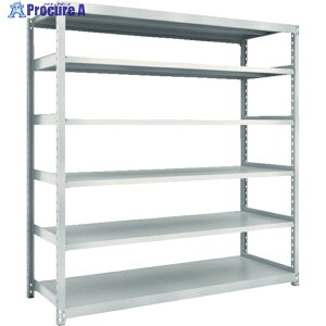 TRUSCO �X�`�[�����b�N M2�^�y���ʒI 1460×600×H1800 6�i �P�� �l�I�O���[ M2-6566 NG(�l�I�O���[) 1S ����780-1319