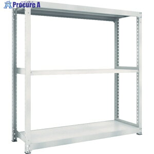 TRUSCO �X�`�[�����b�N M3�^���ʒI 1800X471XH1800 3�i �P�� �l�I�O���[ M3-6653 NG(�l�I�O���[) 1�� ����780-2307