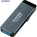 ELECOM USB3.0フラッシュ 4GB AESセキュリティ機能付 ブラック MF-ENU3A04GBK 1個 ▼820-0239