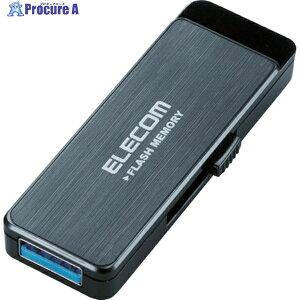 ELECOM USB3.0�t���b�V�� 8GB AES�Z�L�����e�B�@�\�t �u���b�N MF-ENU3A08GBK 1�� ��820-0240