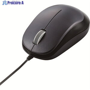 ELECOM 3�{�^��BlueLED�L���}�E�X �u���b�N M-Y8UBBK 1�� ��159-6371