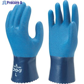 SHOWA ニトリルゴム手袋 まとめ買い 簡易包装ニトローブ10双入 ブルー Lサイズ NO750-L10P 1袋 ▼818-6285