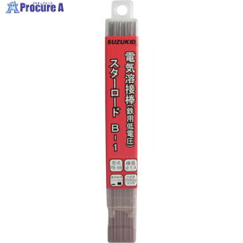SUZUKID 溶接棒 スターロードB-1 低電圧軟鋼用 1.4φ×500g PB-06 1箱 ▼161-6875
