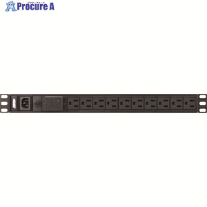 ATEN �d���^�b�v 10�|�[�g �x�[�V�b�NPDU 15A(�ő�)NEMA 5-15R×10�� �T�[�W�ی�@�\���� PE0110SA 1�� ��201-5283
