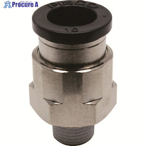PISCO �����^�b�`�p�� �`���[�u�t�B�b�e�B���O �X�g���[�g �K���O�a10mm �ڑ����aR1/8 PC1001 1�� ��328-0322