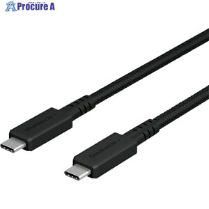 Owltech �]�����x10Gbps�Ή�USB3.2 Gen2 �� PD100W �����ʐM�ƒ����[�d�ɑΉ� Type-C to Type-C�P�[�u�� OWL-CBKG2PCC10-BK 1�{ ��338-8904