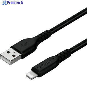 Owltech �f���ɋ����_�炩�� Lightning�P�[�u�� 1.5m �u���b�N OWL-CBA4LA15-BK 1�{ ��611-0168