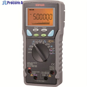 SANWA �^�̎����l�Ή��f�W�^���}���`���[�^ �p�\�R���ڑ��^ PC7000 1�� ��816-2970