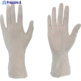 TRUSCO 使い捨てビニール手袋(プラスチック手袋) 粉付L クリア (100枚入) PVCP-1008L 1箱 ▼244-7812