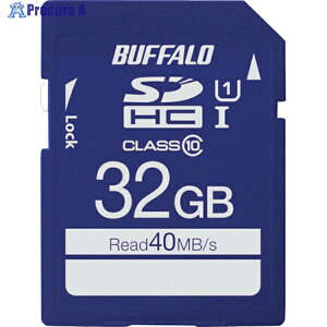 BUFFALO UHS-I Class1 SDHC�J�[�h 32GB RSDC-032GU1S 1�� ��417-0666
