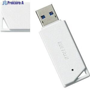 BUFFALO USB3.1(Gen1)/USB3.0�Ή� USB�������[ �o�����[���f�� 32GB �z���C�g RUF3-K32GB-WH 1�� ��429-5186