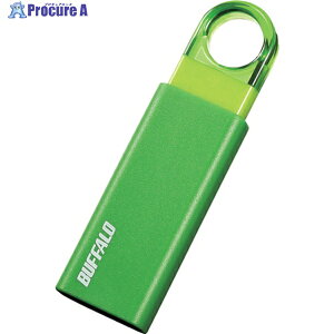 BUFFALO �I�[�g���^�[���@�\���� �m�b�N�X���C�h USB3.1(Gen1)/USB3.0�Ή� USB�������[ 16GB �O���[�� RUF3-KS16GA-GR 1�� ��429-5216