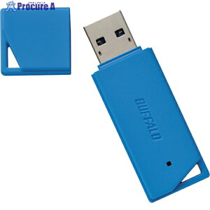 BUFFALO USB3.1(Gen1)/USB3.0�Ή� USB�������[ �o�����[���f�� 64GB �u���[ RUF3-K64GB-BL 1�� ��429-6755
