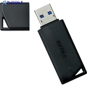 BUFFALO USB3.1(Gen1)/USB3.0�Ή� USB�������[ �o�����[���f�� 128GB �u���b�N RUF3-K128GB-BK 1�� ��429-6767