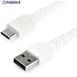 StarTech USB 2.0�P�[�u��/1m/Type-A - Type-C/480Mbps/�I�X-�I�X/�z���C�g/�^�C�vC - A RUSB2AC1MW 1�� ��538-8149