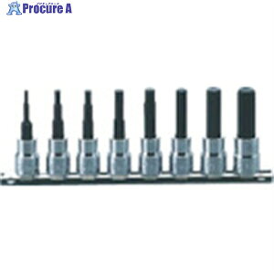 Ko-ken �w�b�N�X�r�b�g�\�P�b�g�Z�b�g �����p9.5mm RS3010M/8-L100 1S ��811-8295