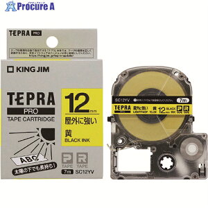 KING JIM yzuevvPROe[v 12mm Oɋx/x/ 7m SC12YV 1 194-9303