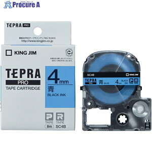 KING JIM �y�����z�u�e�v���vPRO�e�[�v 4mm ���x��/������ ����8m SC4B 1�� ��304-1107
