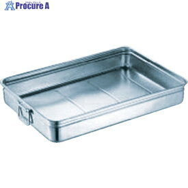 SUGICO 18-8ステンレス番重バット 大深型 手付 550x370x110 SH553711H 1枚 ▼332-0545