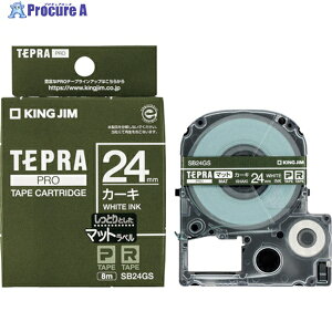 KING JIM �y�����z�u�e�v���vPRO�e�[�v 24mm �}�b�g���x��/�J�[�L/������ ����8m SB24GS 1�� ��388-6745