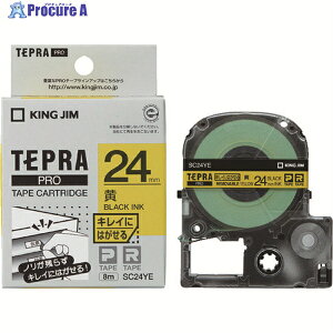KING JIM �y�����z�u�e�v���vPRO�e�[�v 24mm �L���C�ɂ͂����郉�x��/�����x��/������ ����8m SC24YE 1�� ��431-2708