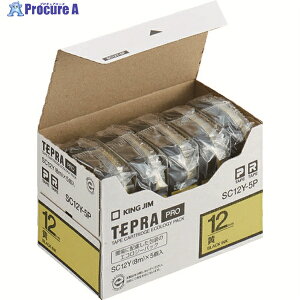 KING JIM yzuevvPROe[v 12mm GRpbN(5)/x/ 8m SC12Y-5P 1pbN 827-7150