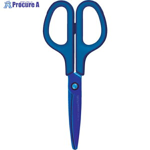 PLUS 34518)ハサミ フィットカットカーブ チタンコート SC-175ST 左右対称グリップ チタンブルー SC-175ST TBL 1丁 ▼836-4470