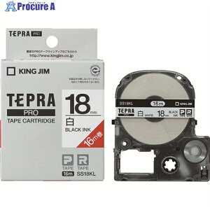 KING JIM �y�����z�u�e�v���vPRO�e�[�v 18mm �����x��/������ �����O�^�C�v ����16m SS18KL 1�� ��005-6910