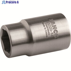 BAHCO �X�e�����X��6�p�\�P�b�g �����p1/2�C���`�A�T�C�Y14mm SS220-14 1�� ��144-3624
