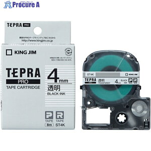 KING JIM �y�����z�u�e�v���vPRO�e�[�v 4mm �������x��/������ ����8m ST4K 1�� ��294-3107