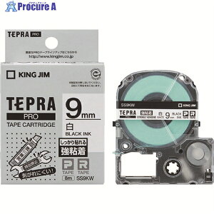 KING JIM �y�����z�u�e�v���vPRO�e�[�v 9mm ���S�����x�� �����x��/������ ����8m SS9KW 1�� ��385-9321