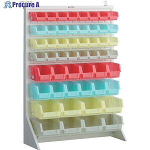 TRUSCO �p�l���R���e�i���b�N �Жʎ��E���u�^�C�v�E�R���e�i�������d�l 910×320×H1240 �z���C�g ��×32 ��×12 ��×8 T-12224N-SK-AW 1�� ����263-9151