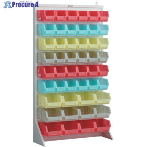 TRUSCO �p�l���R���e�i���b�N �Жʎ��E���u�^�C�v�E�R���e�i�������d�l 910×320×H1600 �z���C�g ��×36 ��×12 T-1636N-SK-AW 1�� ����263-9156