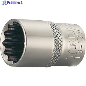 TRUSCO �y���ؔp�ԁz�\�P�b�g 12�p�^�C�v �����p9.5 �Ε�13mm T3-13W 1�� ��301-3235