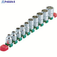 KTC 12.7sq.ソケットセット(10コ組) 差込角12.7mm 6角 12角 TB410XE 1S ▼383-9362
