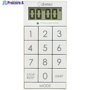 dretec �f�W�^���^�C�}�[�u�X�����L���[�u�v �z���C�g T-617WT 1�� ��468-9472