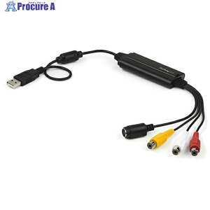 StarTech �r�f�I�L���v�`���[�P�[�u��/USB 2.0/S�[�q �� �R���|�W�b�g SVID2USB232 1�{ ��504-3022