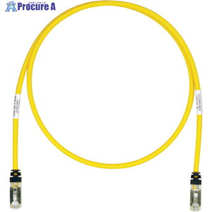PANDUIT CAT6A/CAT6 �V�[���h�p�b�`�R�[�h 2m �� STP6X2MYL STP6X2MYL 1�{ ��818-0491