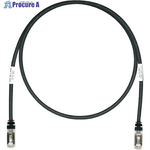 PANDUIT CAT6A/CAT6 �V�[���h�p�b�`�R�[�h 4m �� STP6X4MBL STP6X4MBL 1�{ ��818-0509
