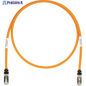 PANDUIT CAT6A/CAT6 �V�[���h�p�b�`�R�[�h 6m �I�����W STP6X6MOR STP6X6MOR 1�{ ��818-0520
