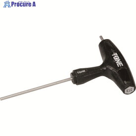 TONE 六角棒レンチ(T形) グリップヘキサゴンレンチ 対辺寸法2.5mm 全長128mm TGHW-2.5 1本 ▼217-8924 ●YA513