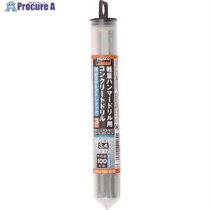 TRUSCO �y�ʃn���}�[�h�����p�R���N���[�g�h���������O�Z�b�g(SDSplus�V�����N) 3.4mm TCD-SDS-34L-3P 1S ��415-3677