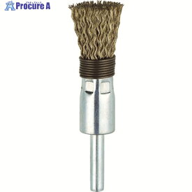 TRUSCO 筒型ブラシΦ15X軸6 真鍮メッキ0.25 スプリング付 TEBS-15G 1本 ▼444-9916