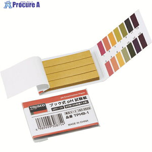 TRUSCO �u�b�N��pH������ pH1�`14 20����X4�� TPHB-1 1�p�b�N ��183-2525