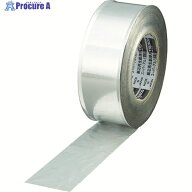TRUSCO スーパーアルミ箔強力粘着テープ ツヤあり 幅50mmX長さ20m TRATP50-1 1巻 ▼207-2780