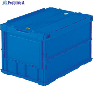 TRUSCO �I���R�� ���^�܂肽���݃R���e�i 50L ���b�N�t�^�t �_�[�N�u���[ �_�[�N�u���[ TR-C50B DB 1�� ��344-9289