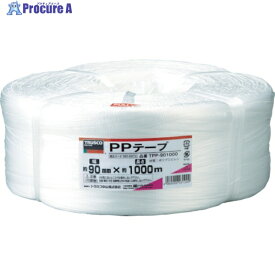 TRUSCO PPテープ 幅90mmX長さ1000m TPP-901000 1巻 ▼360-6970