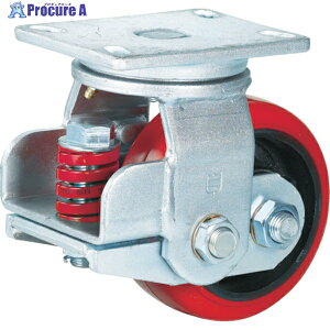 SAMSONG �X�v�����O�@�\�t���L���X�^�[ ����150mm �ω׏d670kg TP7160-PCI-BB 1�� ��795-9711